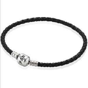 Pandora Black Leather Bracelet